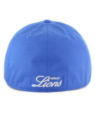 Men's Blue Detroit Lions Foundational Franchise Fitted Hat