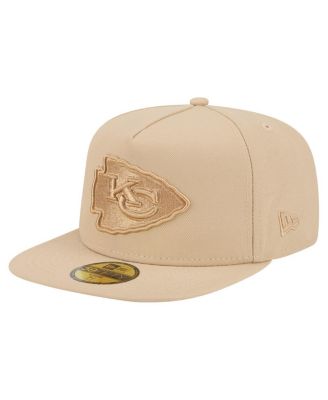 New Era - Men's Light Beige Kansas City Chiefs Color Pack A-Frame 59FIFTY Fitted Hat