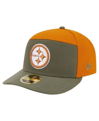 New Era - Men's Olive/Brown Pittsburgh Steelers Two-Tone Color Pack Split Panel 59FIFTY Fitted Hat
