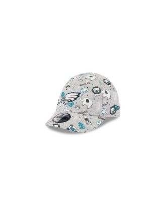 New Era - Baby Boys and Girls Gray Philadelphia Eagles Animal 9TWENTY Adjustable Hat