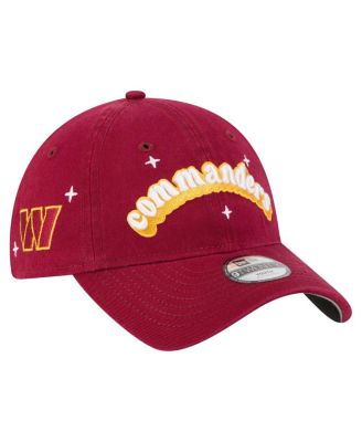 New Era - Big Girls Burgundy Washington Commanders Cheer 9TWENTY Adjustable Hat