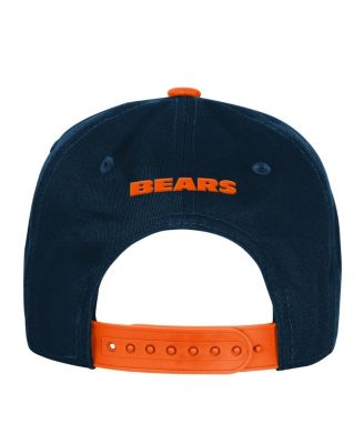 Big Boys and Girls Navy Chicago Bears True Retro Adjustable Hat
