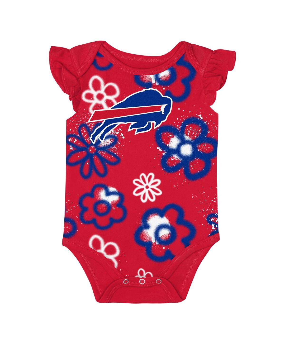 Outerstuff Baby Girls 2-piece Buffalo Bills The Sunshine Bodysuit Set In Red