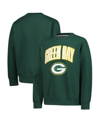 Outerstuff - Big Boys and Girls Green Green Bay Packers Place Kicker Sweatshirt