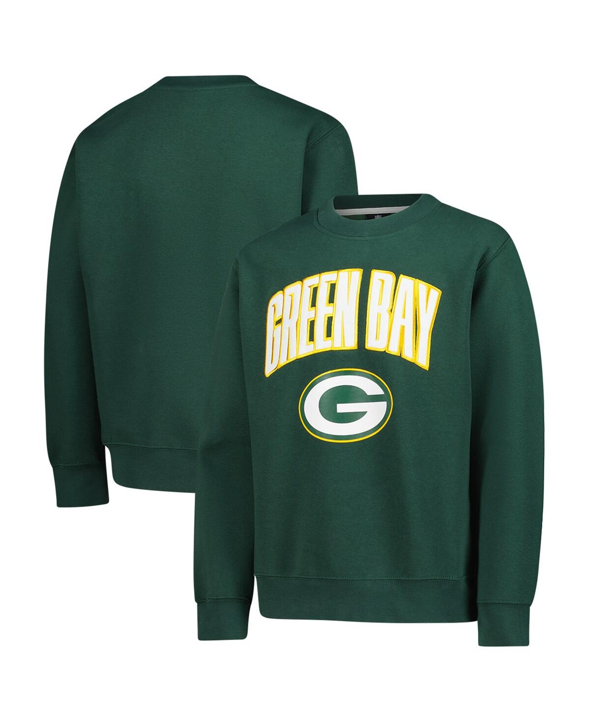 Outerstuff Big Boys and Girls Green Bay Packers Place Kicker Sweatshirt