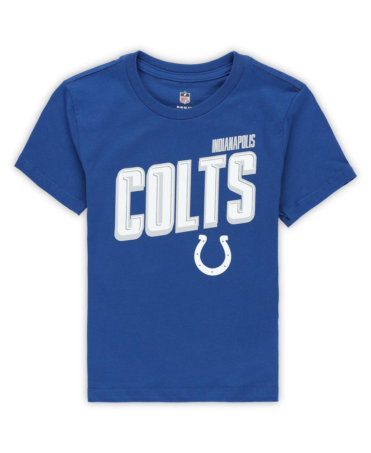 Outerstuff Preschool Indianapolis Colts The Mix Combo T-shirt Set In Blue
