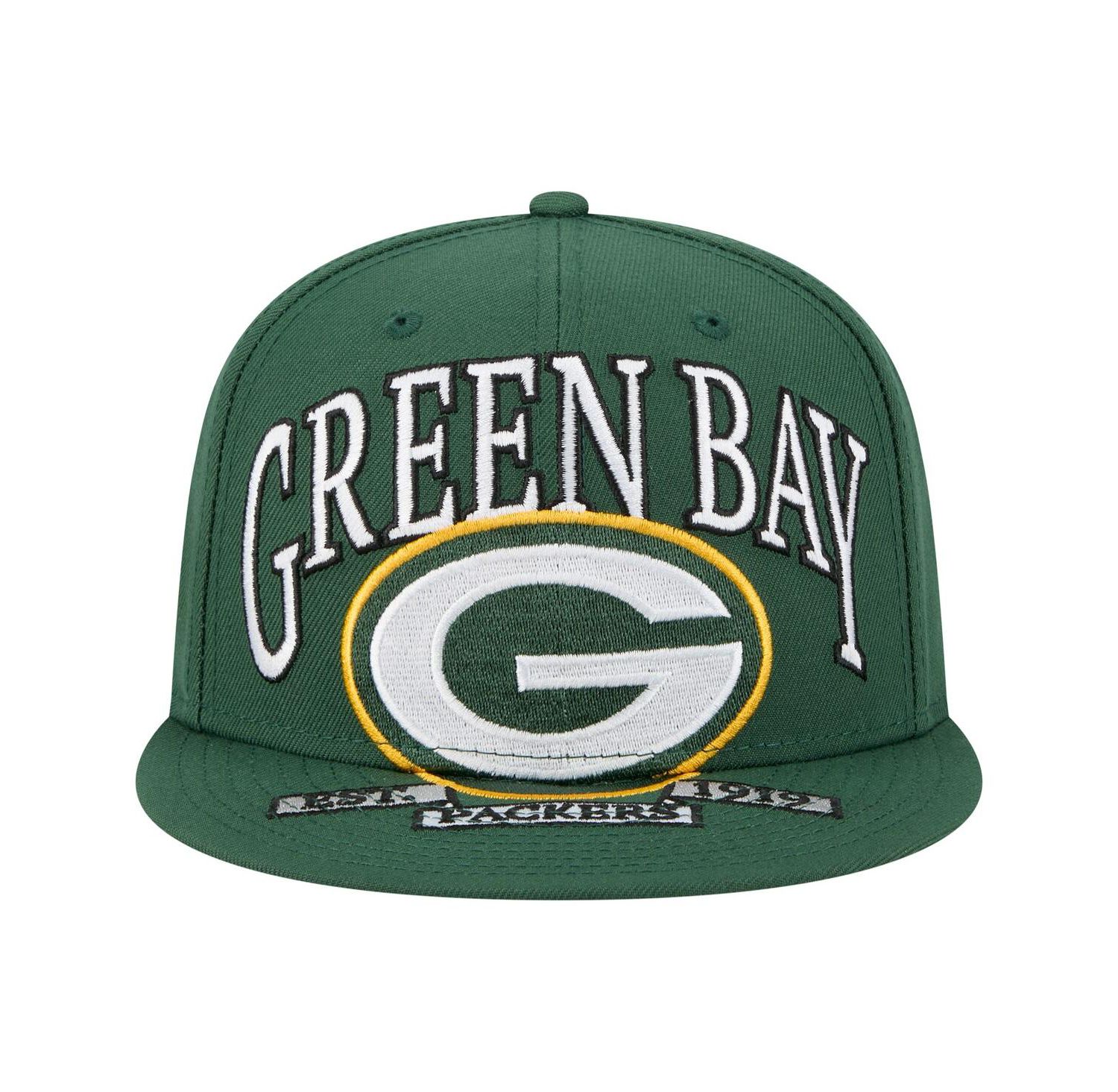 Men's Green Green Bay Packers Oversized 59FIFTY Fitted Hat