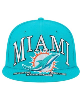 Men's Aqua Miami Dolphins Oversized 59FIFTY Fitted Hat