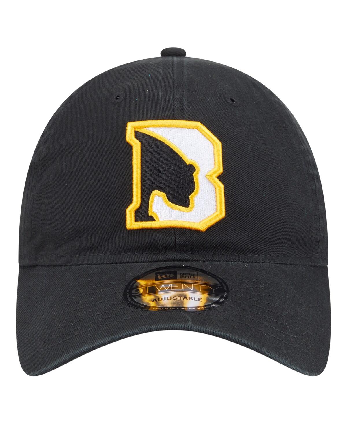 New Era Men's Black Boston Bruins Deceptor 9twenty Adjustable Hat In Black