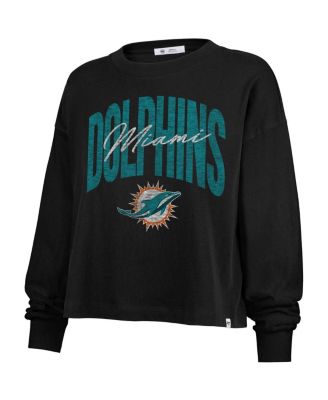 Women's Black Miami Dolphins Muse Sydney Long Sleeve T-Shirt