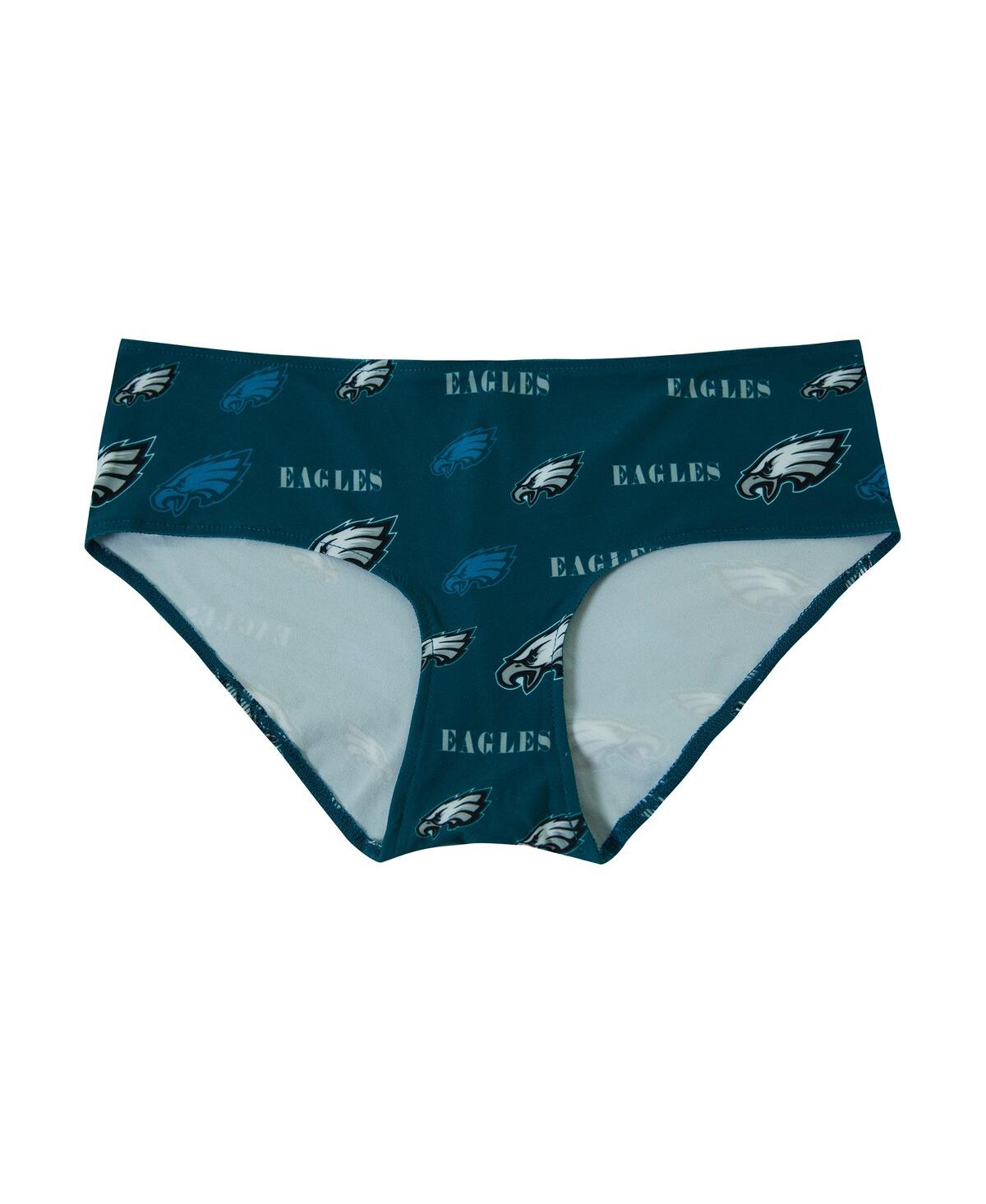 Concepts Sport Women's Midnight Green Philadelphia Eagles Mosaic Allover Print Knit Panty In Green