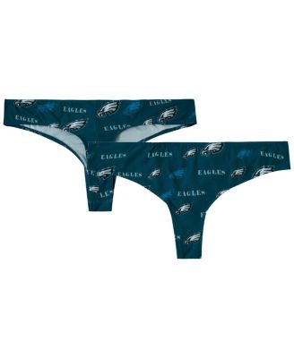 Concepts Sport - Women's Midnight Green Philadelphia Eagles Mosaic All Over Print Thong
