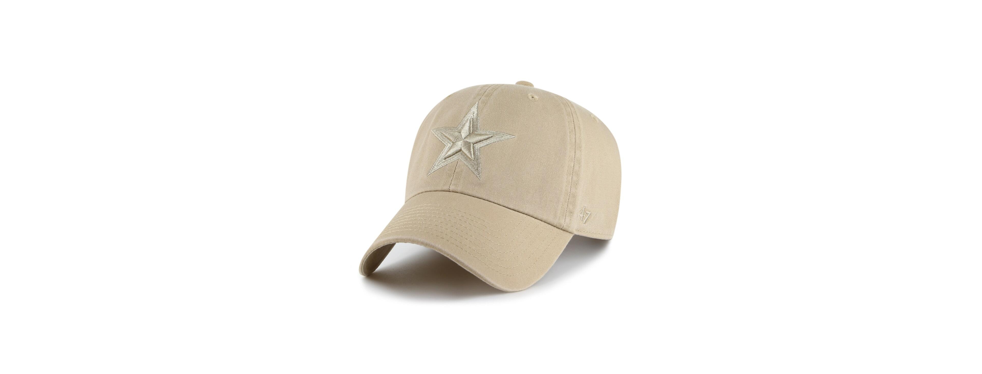 '47 Brand Men's Khaki Dallas Cowboys Tonal Clean-Up Adjustable Hat