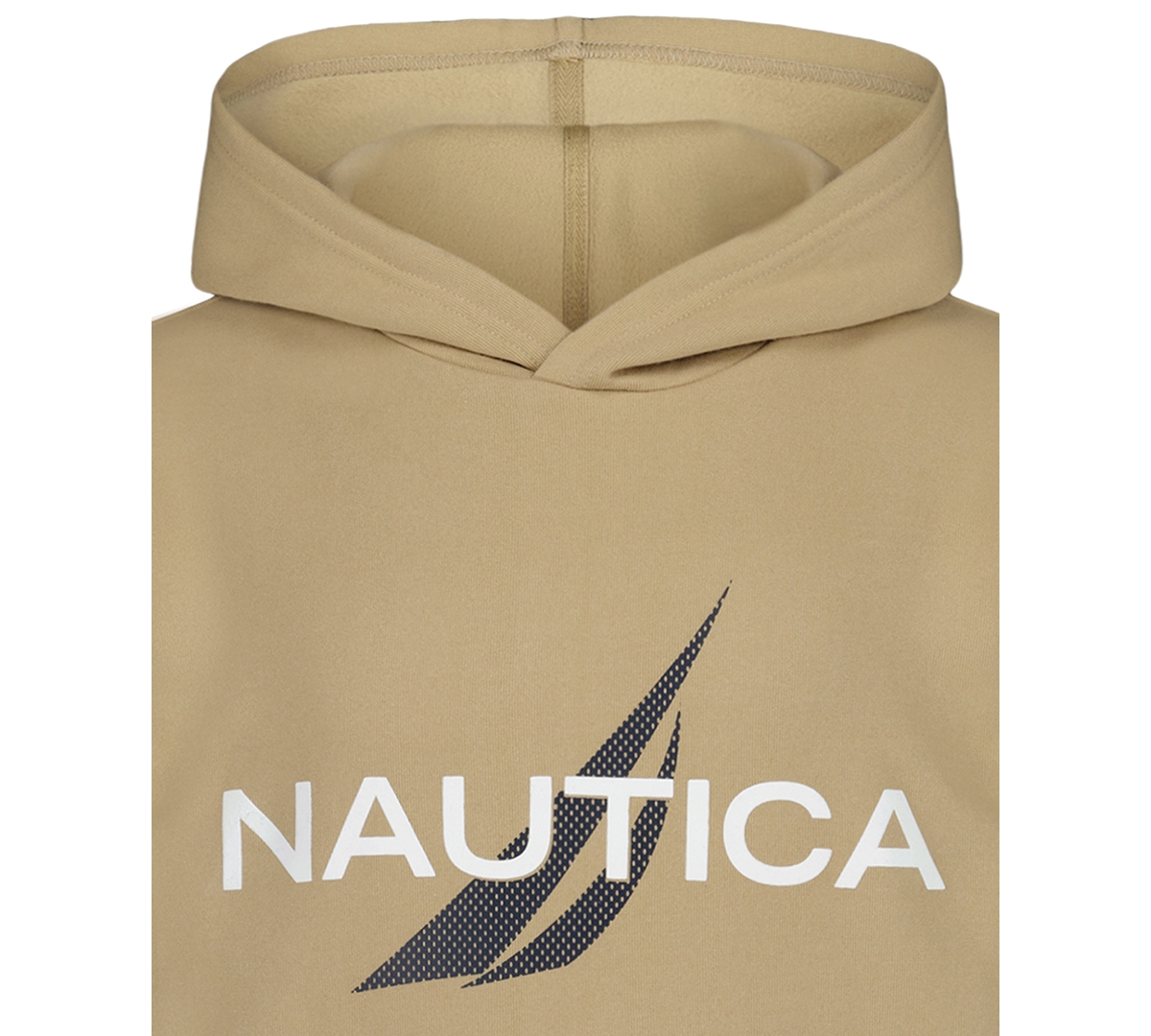 Nautica Boys 8-20 J-class Mesh Pullover Hoodie In Brown
