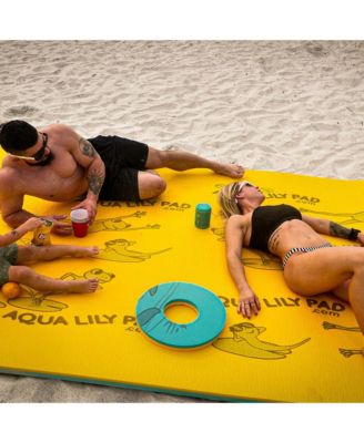 12 Foot Original Water Playground Floating Foam Island, Yellow