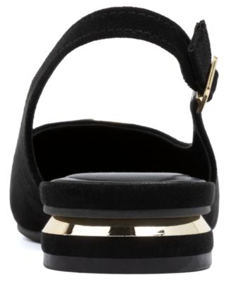 Women's Quator Pointed Toe Slingback Flats