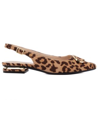 Women's Quator Pointed Toe Slingback Flats