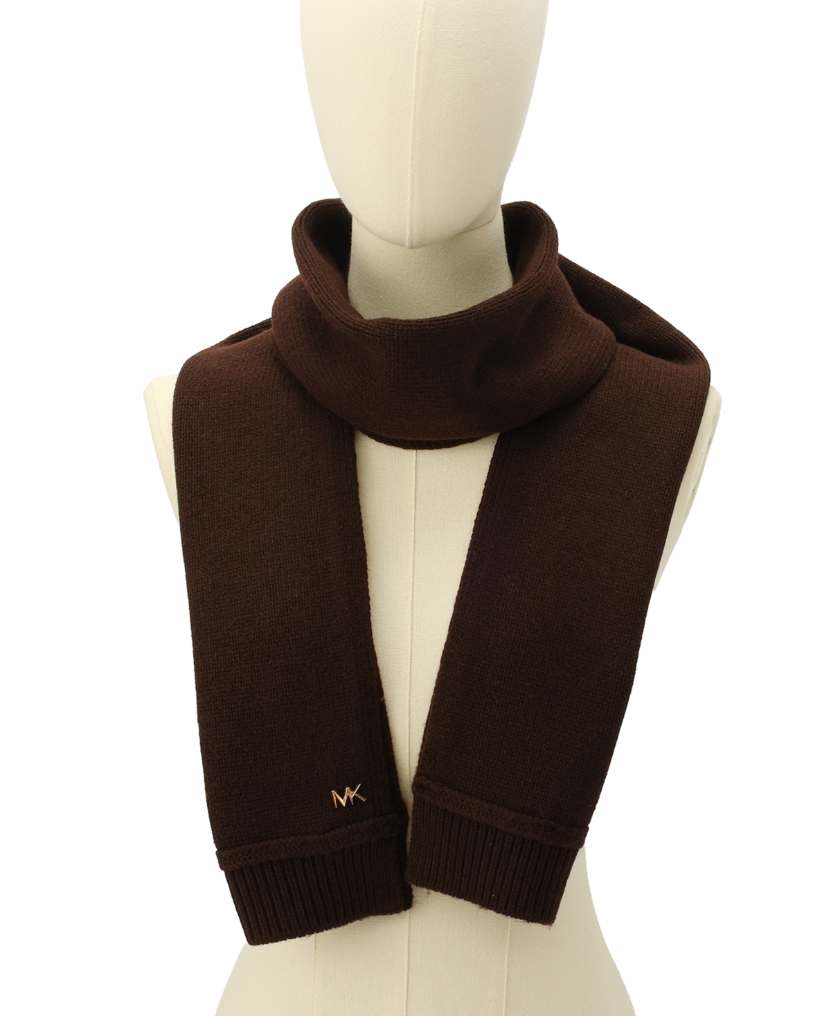Michael Kors Women's Exposed Seam Scarf In Brown