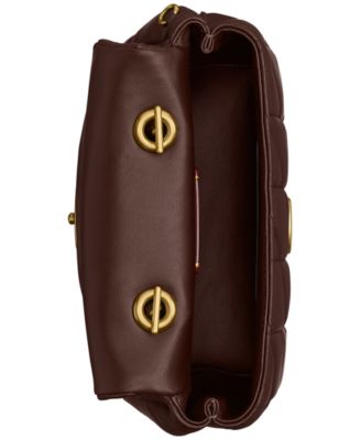 Quilted Tabby Mini Leather Top Handle Bag