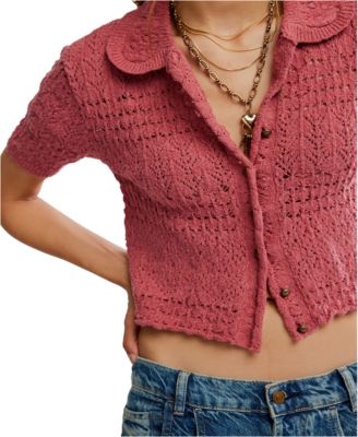 Women's Crochet Daylight Cardigan Sweater