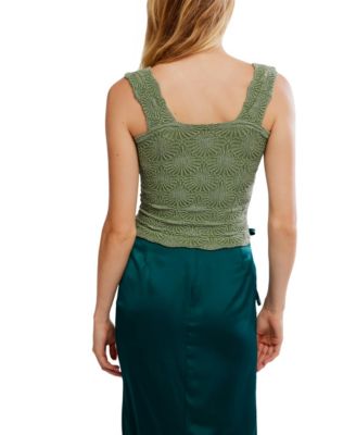 Free People Women's Love Letter Jacquard Camisole Top - Macy's