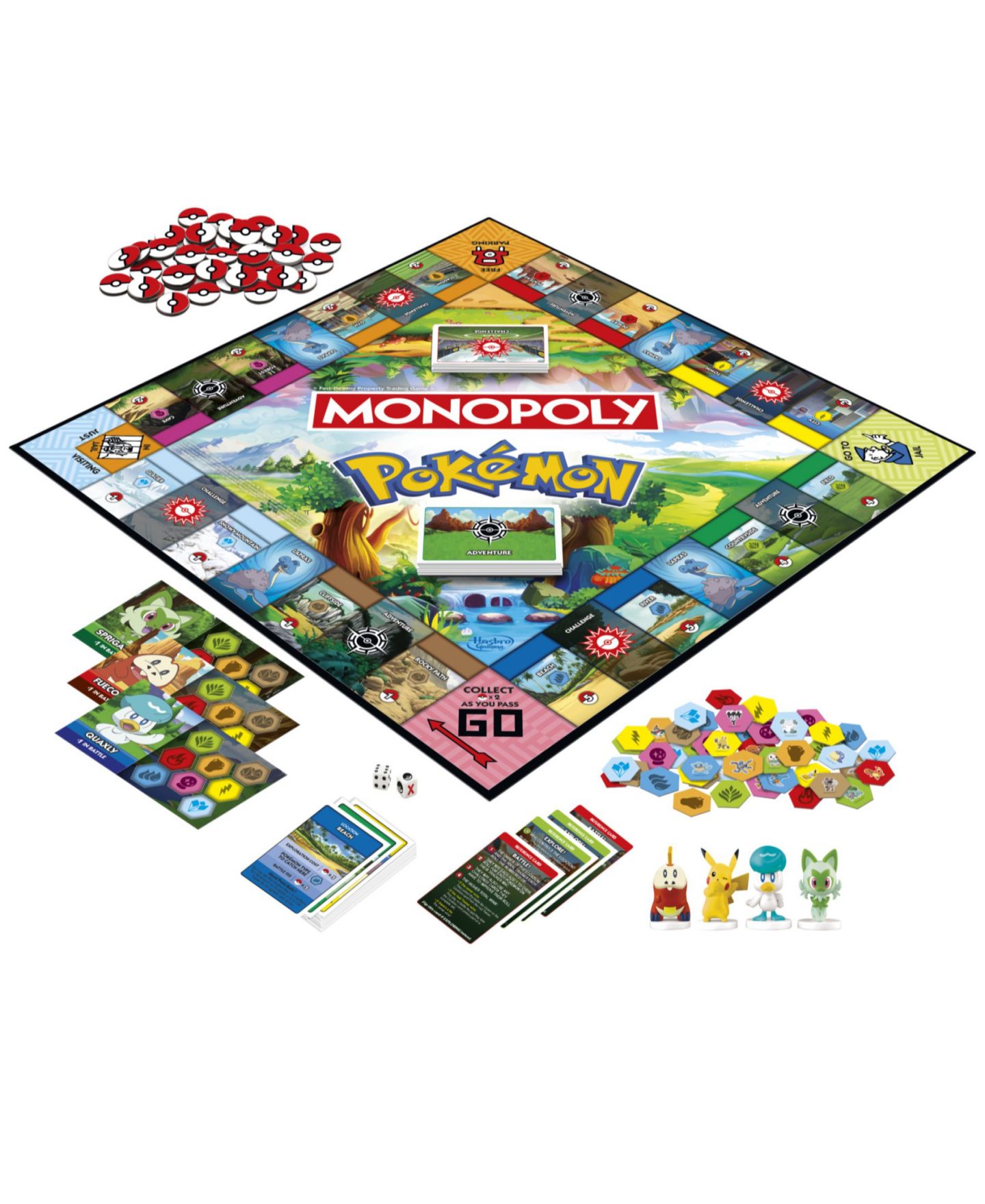 Детская настольная игра MONOPOLY Pokémon Edition Board Game, цвет: Разноцветный — фото 8