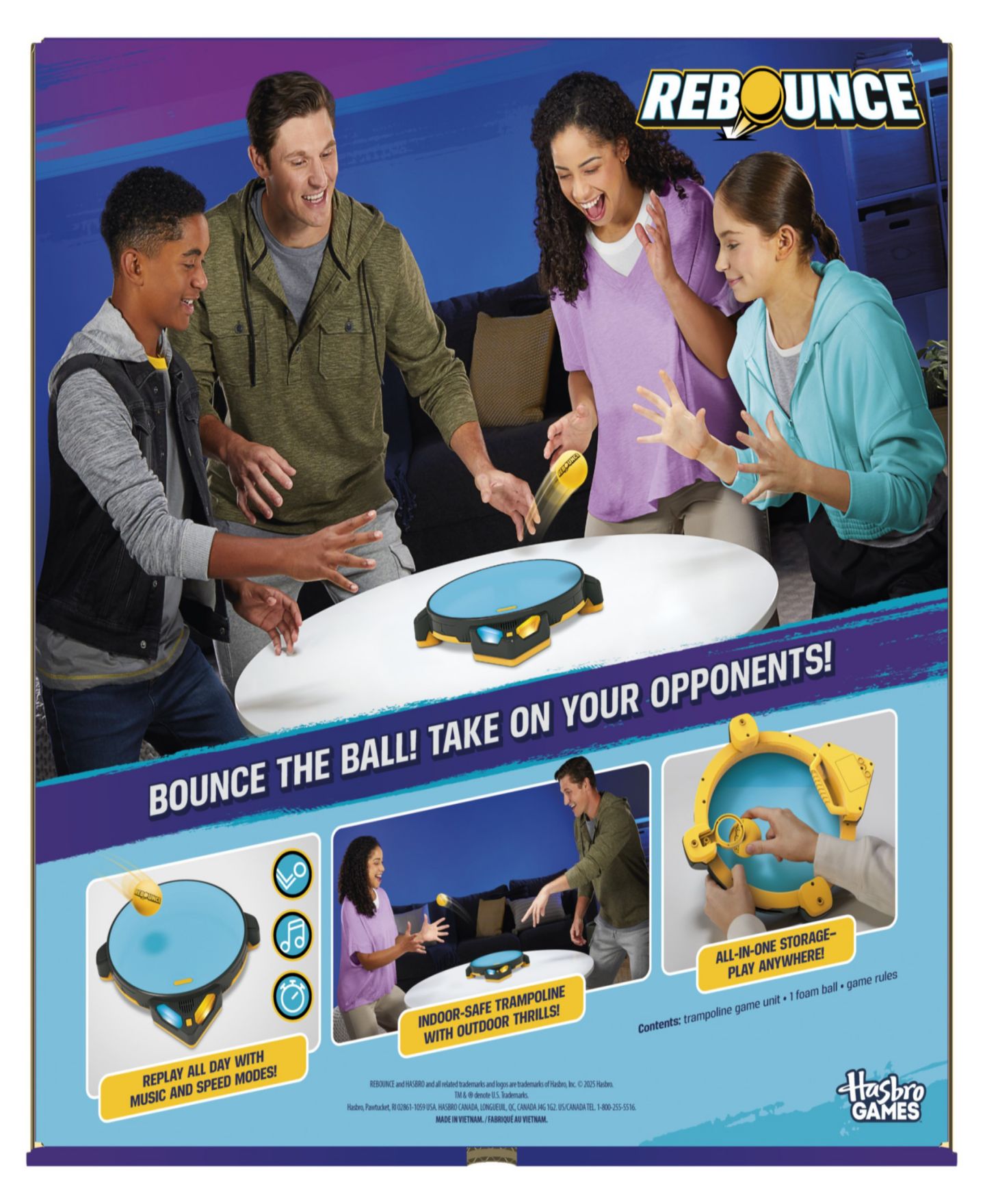 Детская игрушка Hasbro Gaming Rebounce Indoor Action Board Game, цвет: Разноцветный — фото 4