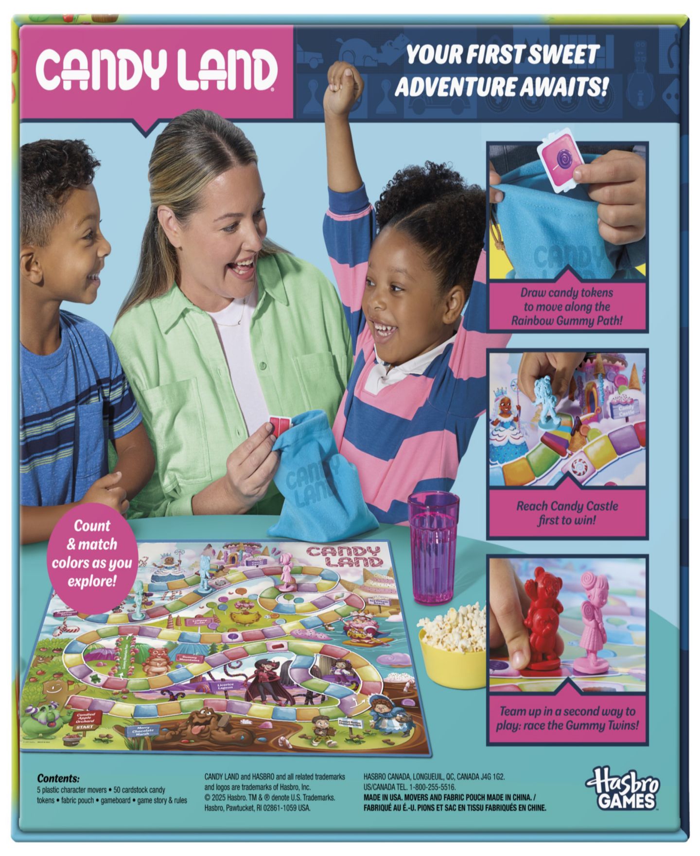 Детская игрушка Hasbro Gaming Candy Land Board Game, цвет: Разноцветный — фото 3