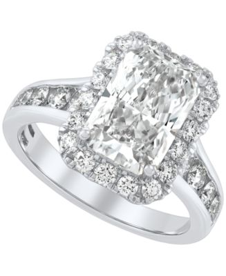 Grown With Love IGI Certified Lab Grown Diamond Ring (4 ct.t.w.) in 14k White or Yellow Gold