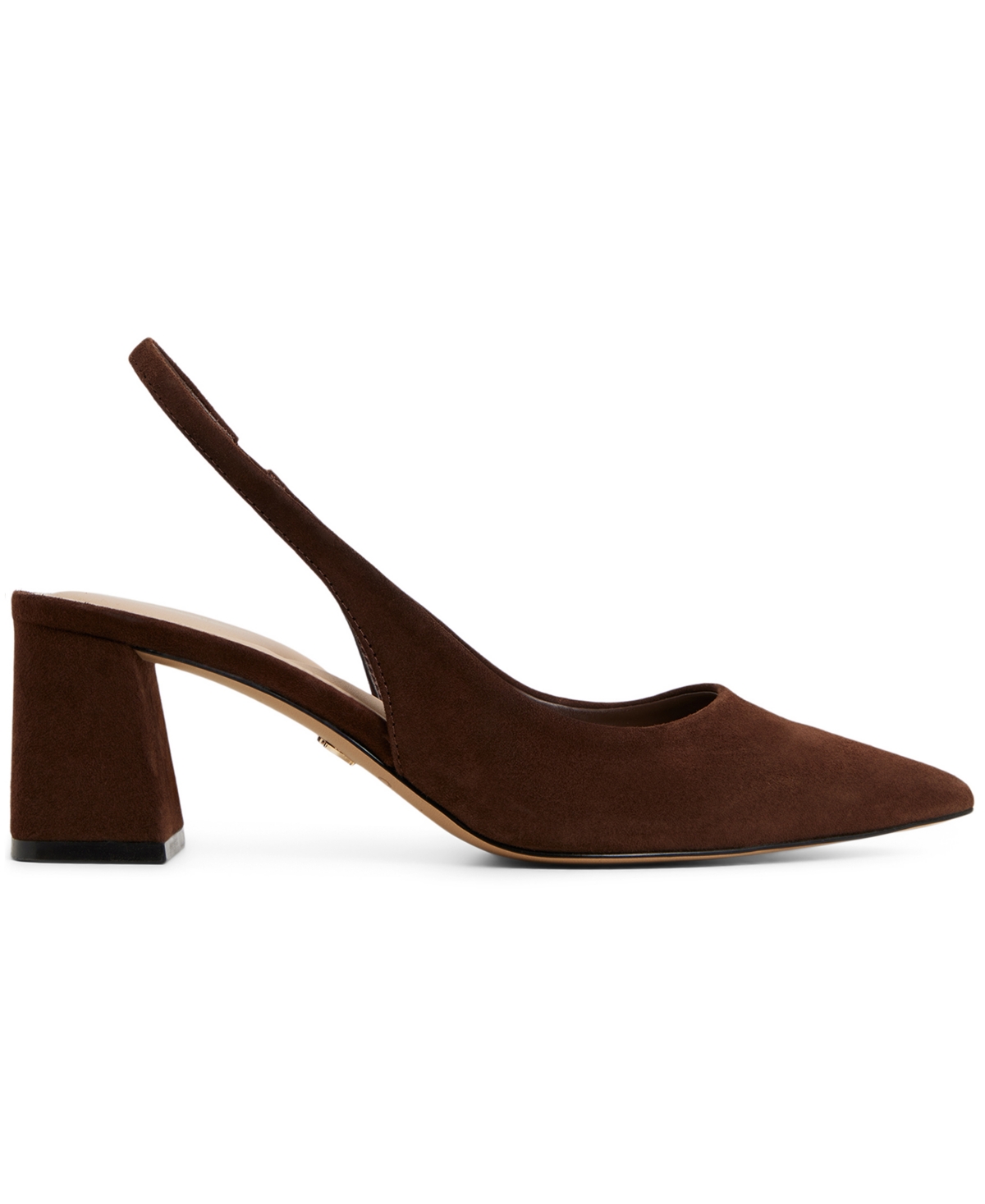 Aldo Uliana Slingback Pointed Toe Pump In Brown