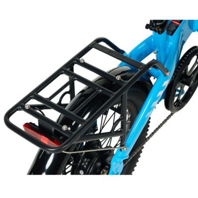 GoVolt Folding Electric Bike for Adults | 20" Tires | 500W Motor | 45+ Mile Range | 20mph Top Speed | Class 1 & 2 eBike | Black