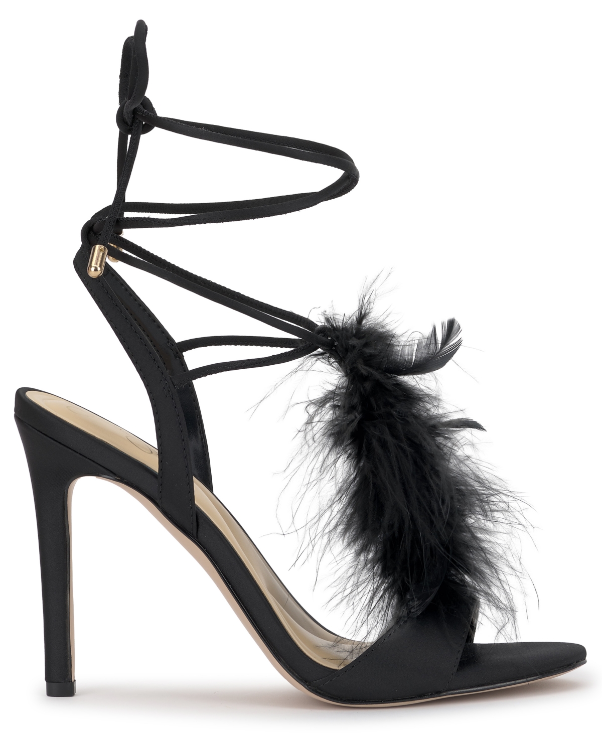 Jessica Simpson Women's Jenzin Feather Wrap Dress Sandals