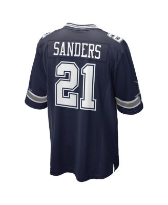 Men's Deion Sanders Navy Dallas Cowboys Team Retired Player Game Jersey