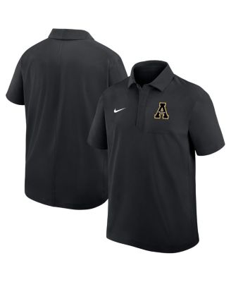 Nike - Men's Black Appalachian State Mountaineers 2025 Sideline Dri-FIT Polo Shirt