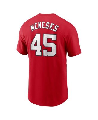 Men's Joey Meneses Red Washington Nationals Fuse Name Number T-Shirt