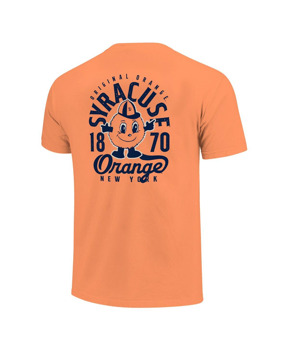 Image One Big Boys And Girls Orange Syracuse Orange Comfort Colors Mascot Overlay T-shirt In Orange