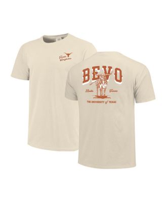Image One - Men's and Women's Natural Texas Longhorns Hyper Local Bevo T-Shirt