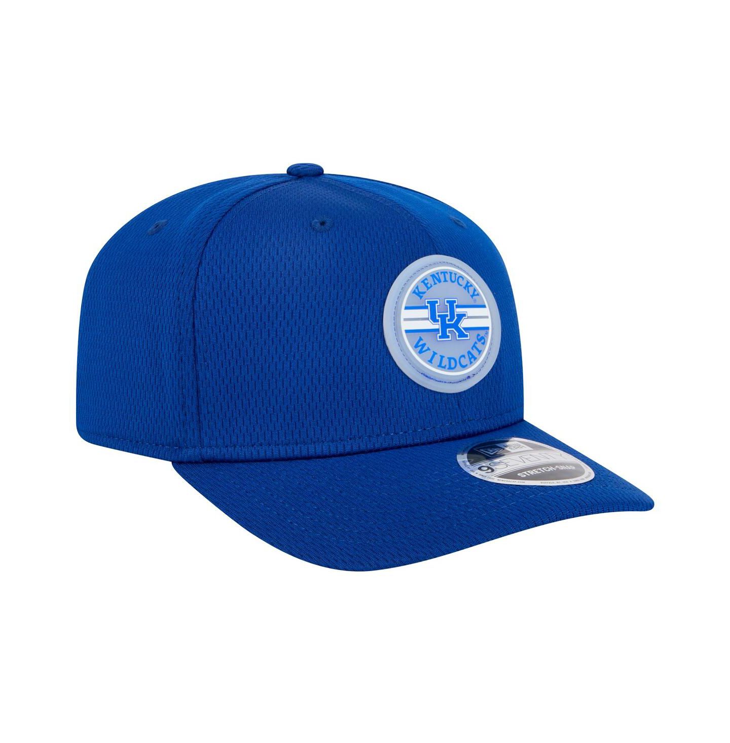 Мужская кепка New Era Royal Kentucky Wildcats Patched 9SEVENTY Stretch-Snap Adjustable Hat — фото 3