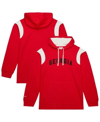 Mitchell & Ness - Men's Red Georgia Bulldogs Thermal Lightweight Hoodie