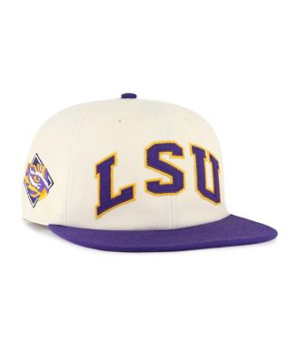 '47 Brand - Men's and Women's Natural LSU Tigers Crossover Off Hand Captain Adjustable Hat