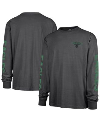 '47 Brand - Men's Black Philadelphia Eagles Cairn Ravine Foundation Throwback Long Sleeve T-Shirt