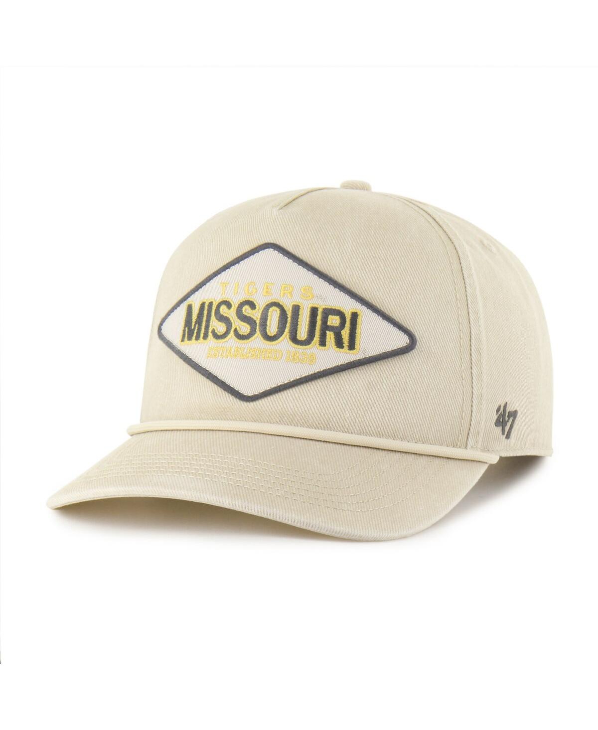 47 Brand Men's And Women's Cream Missouri Tigers Outdoorsmen Cairn Hitch Adjustable Hat In Neutral