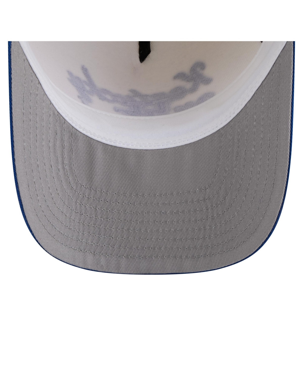 New Era Men's Cream/royal Kentucky Wildcats Vintage Chainstitch 9fifty A-frame Snapback Hat In Neutral