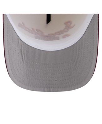 Men's Cream/Cardinal Iowa State Cyclones Vintage Chainstitch 9FIFTY A-Frame Snapback Hat