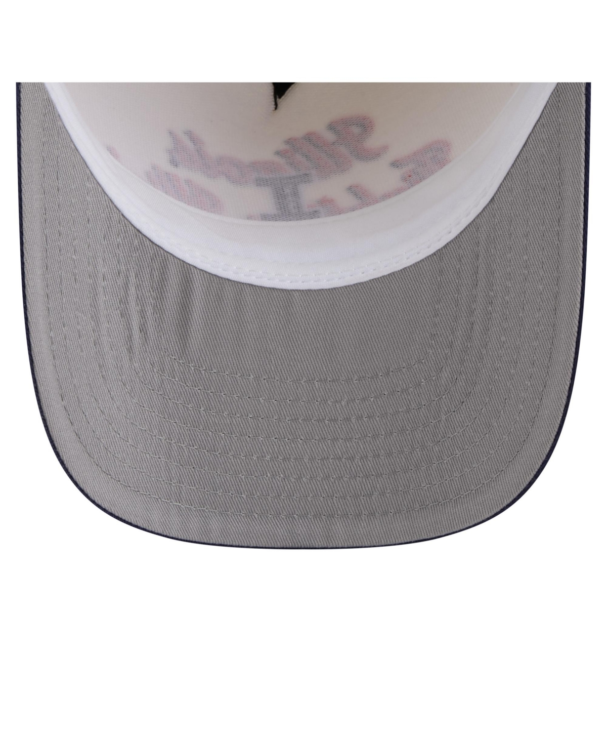 New Era Men's Cream/navy Illinois Fighting Illini Vintage Chainstitch 9fifty A-frame Snapback Hat In Blue