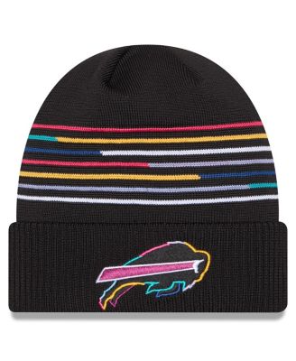 New Era - Men's Black Buffalo Bills 2025 NFL Crucial Catch Cuffed Knit Hat