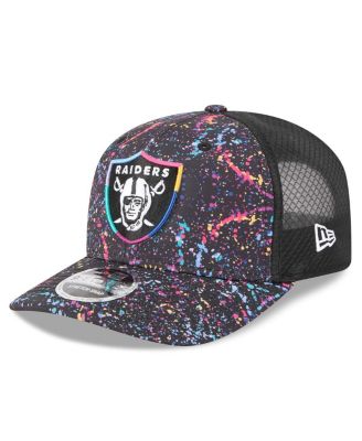 Men's Black Las Vegas Raiders 2025 NFL Crucial Catch 9SEVENTY Adjustable Hat