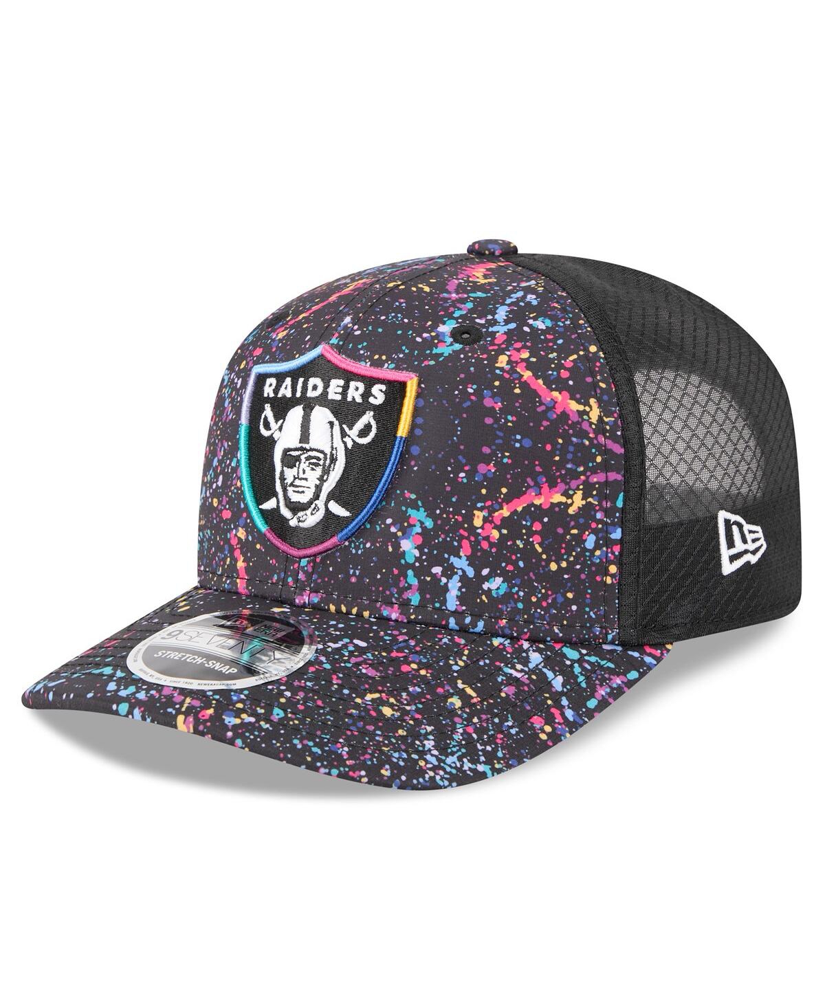 New Era Men's Black Las Vegas Raiders 2025 Nfl Crucial Catch 9seventy Adjustable Hat In Black
