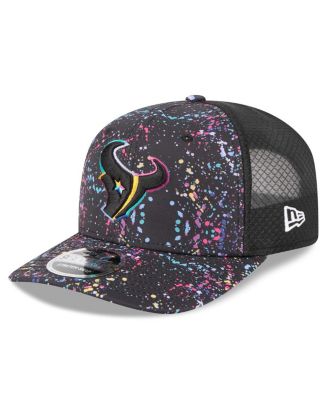 Men's Black Houston Texans 2025 NFL Crucial Catch 9SEVENTY Adjustable Hat