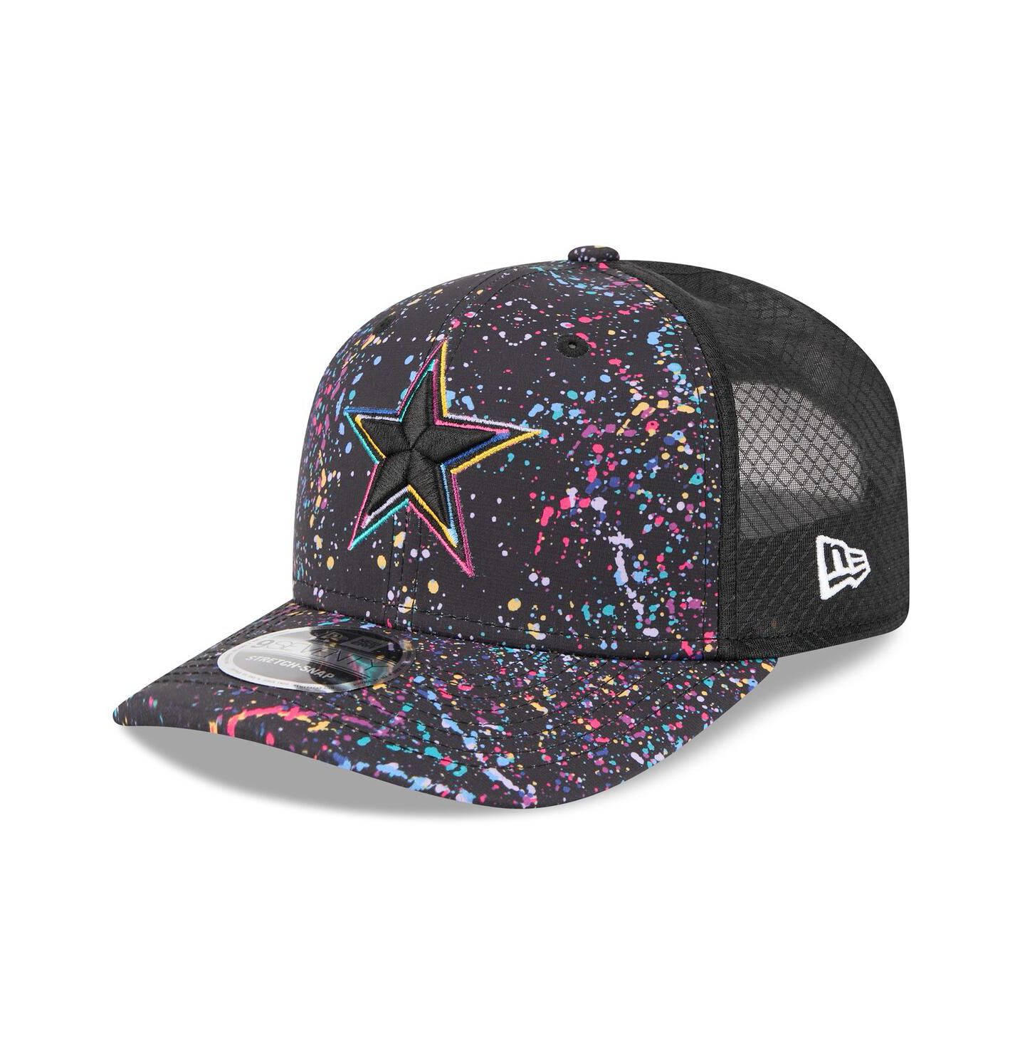 Мужская кепка New Era Black Dallas Cowboys 2025 NFL Crucial Catch 9SEVENTY Adjustable Hat — фото 3